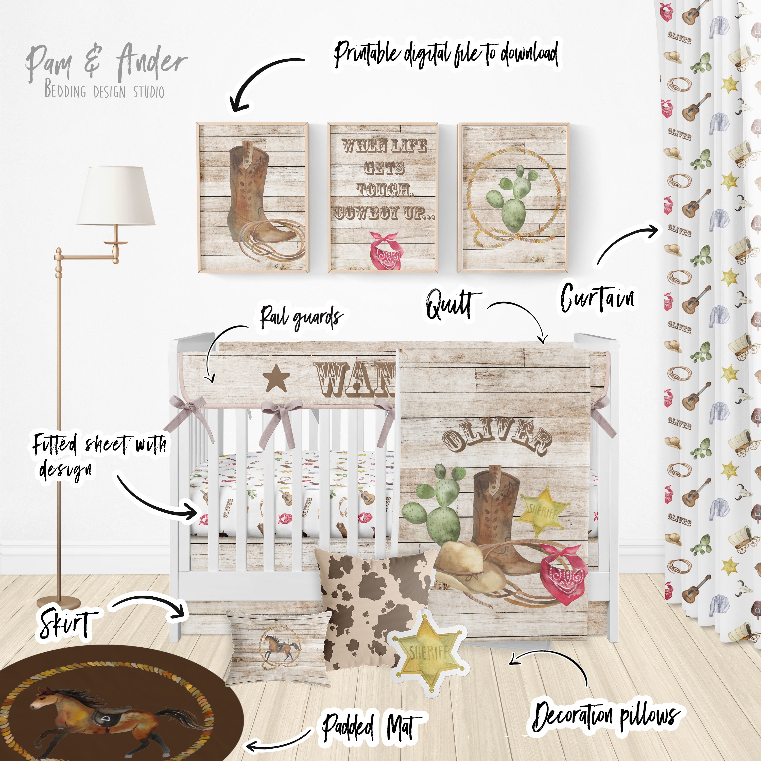 Cowboy Crib Build your Bundle