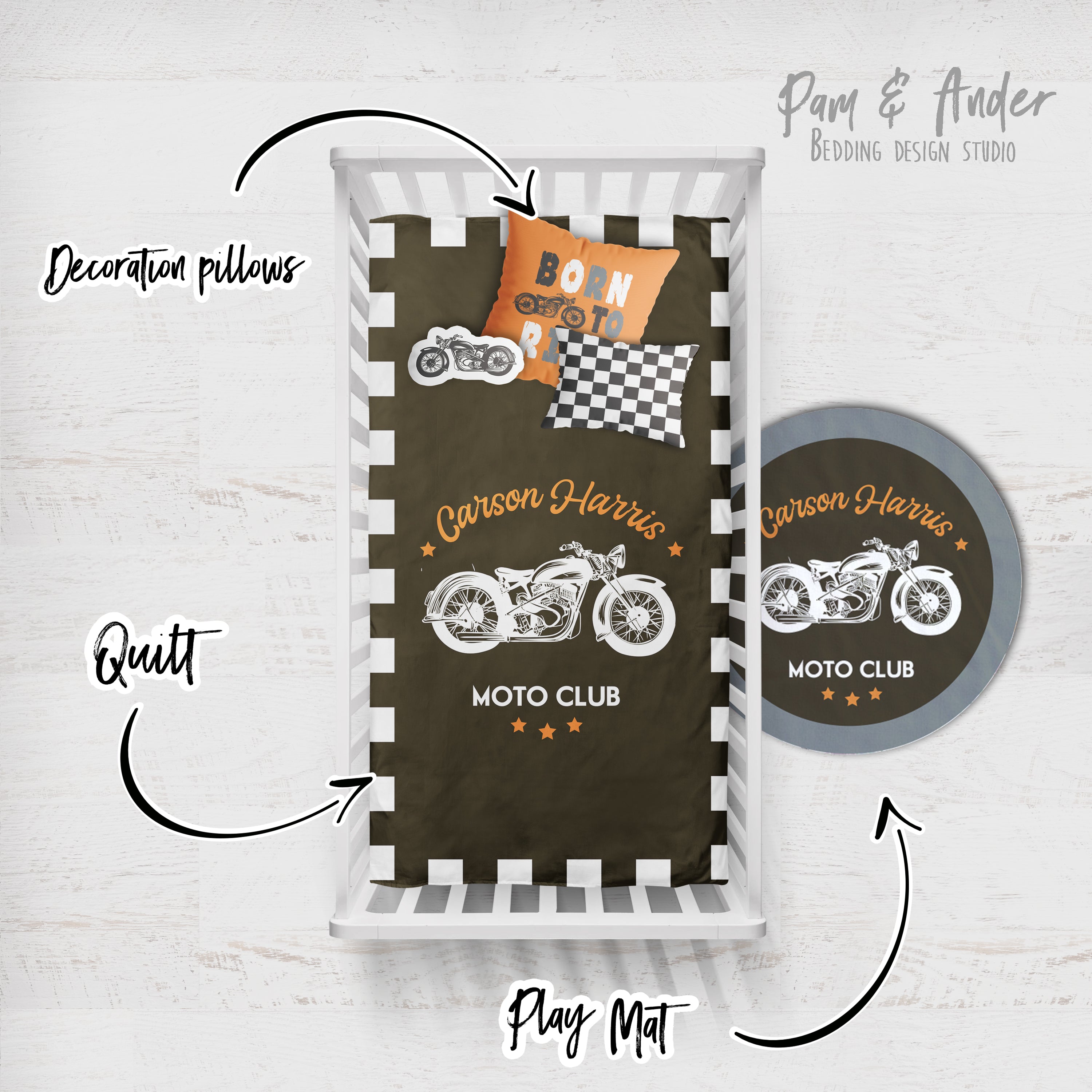 Motorcycle Crib Build your Bundle