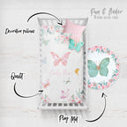 Butterfly Baby Girl Nursery Set
