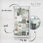 Woodland Bear Crib Build your Bundle