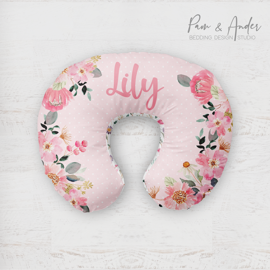 Pink elephant boppy pillow hot sale