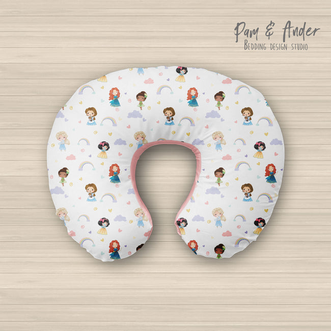 Princesses boppy pillow cover Hover Image