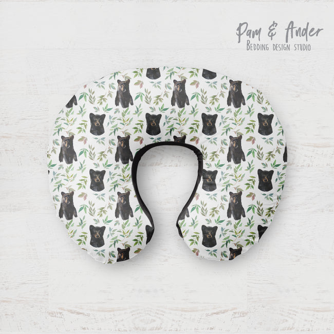 Baby bear boppy pillow cover Hover Image