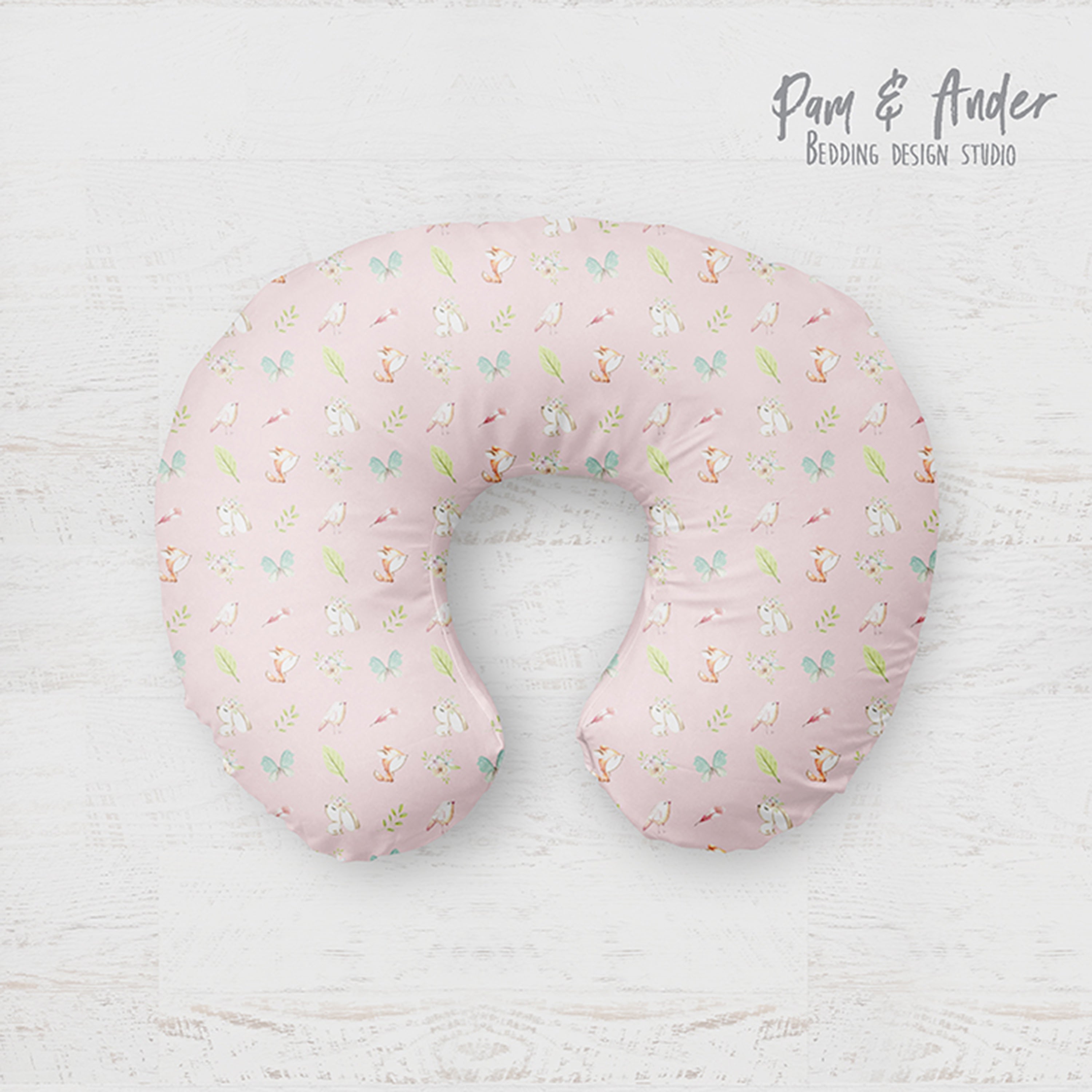 girl boppy pillow cove