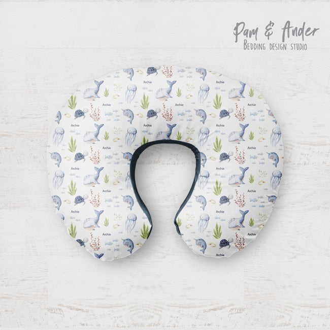 Ocean boppy pillow cover Hover Image