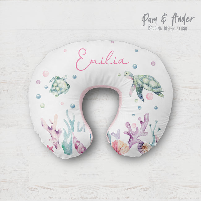 Ocean girl boppy pillow cover Hover Image