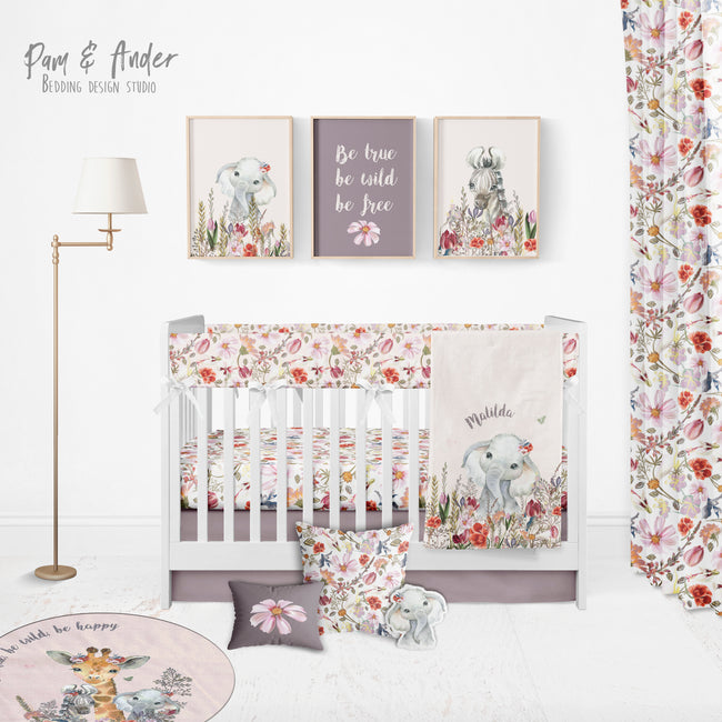 Elephant baby Crib Bedding Set Hover Image