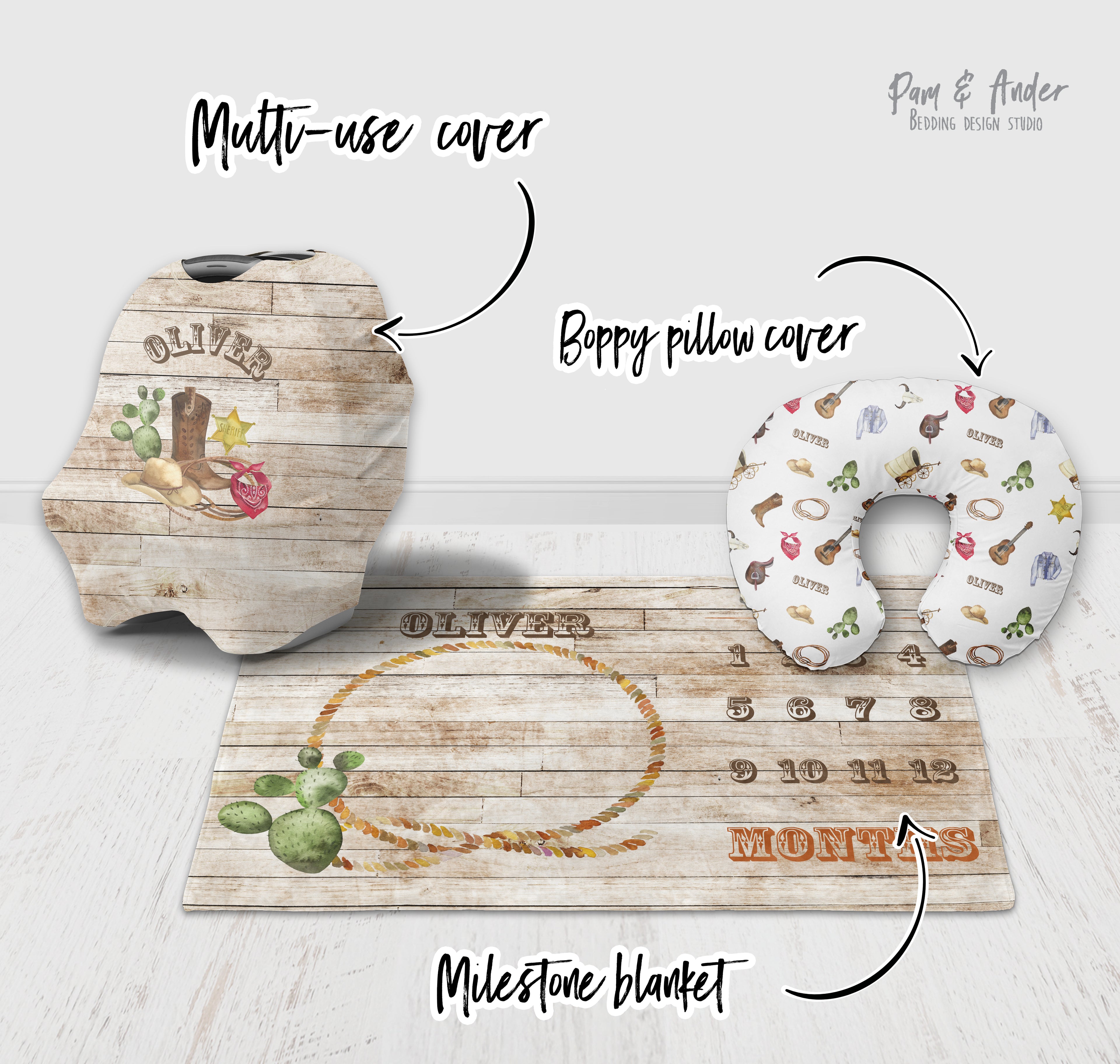 Cowboy accessories set