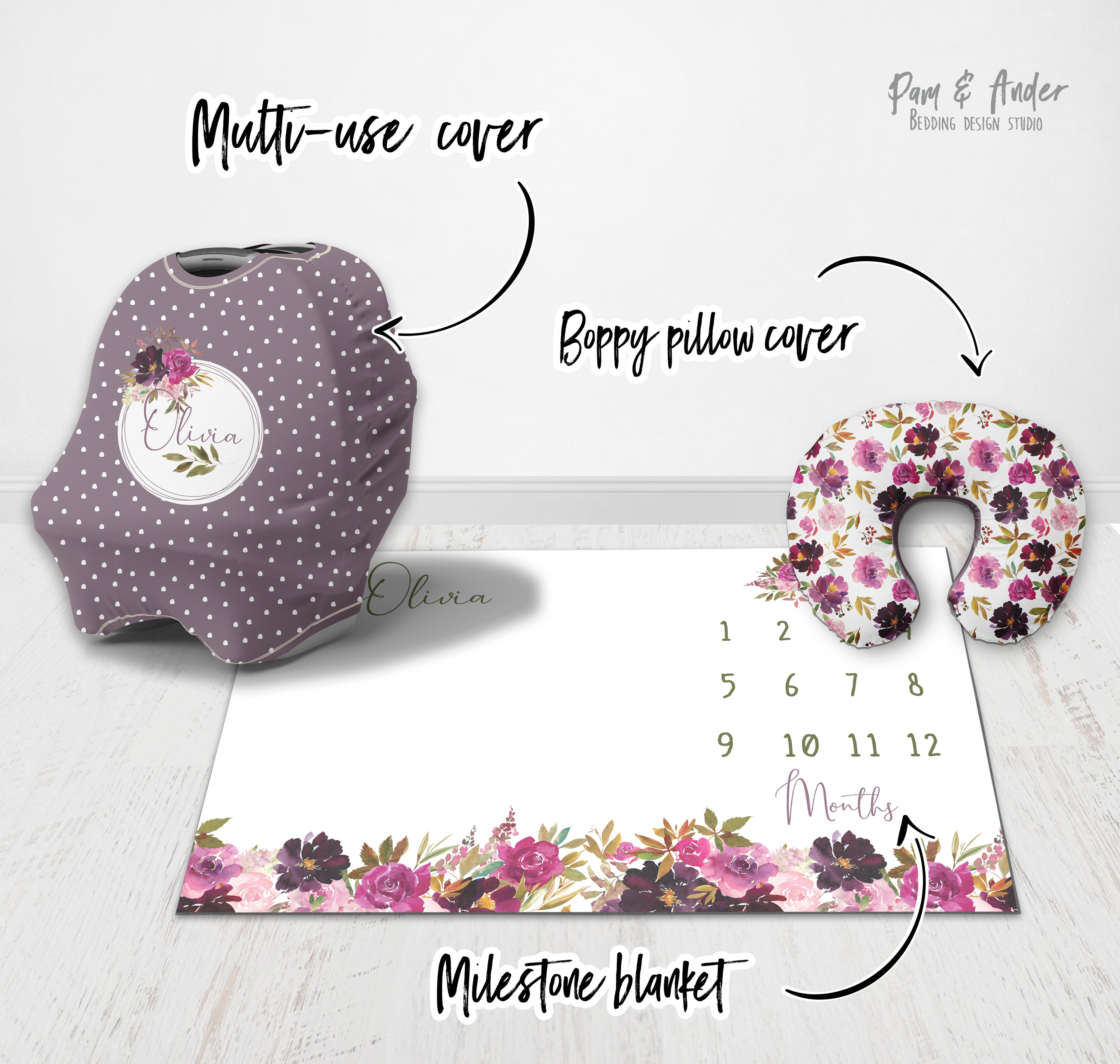 Flowers mauve Build your Bundle