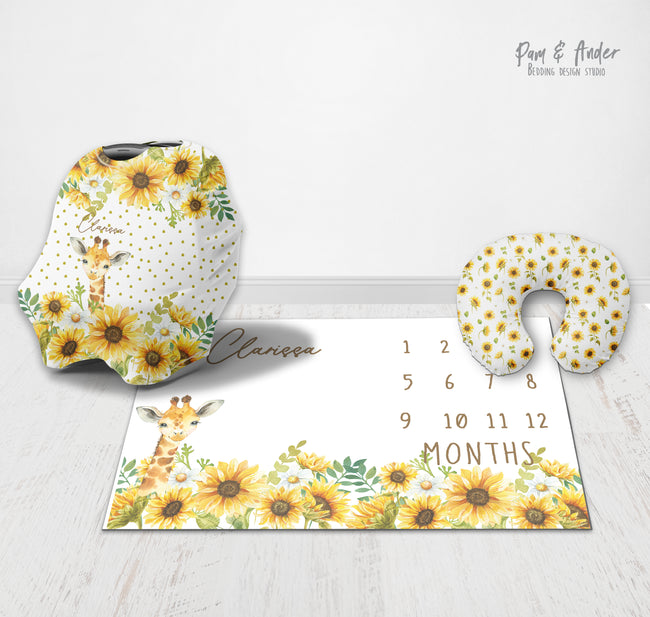 Sunflower accessories set Hover Image