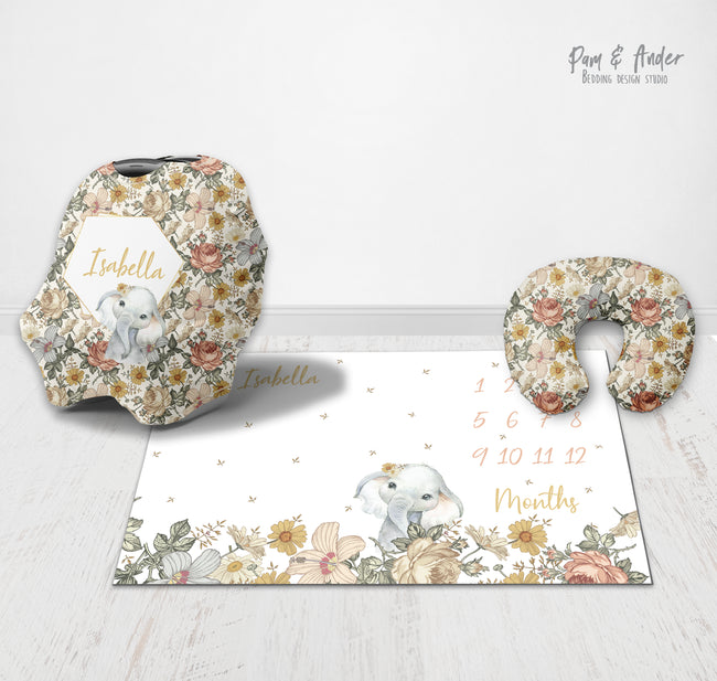 Elephant vintage accessories set Hover Image