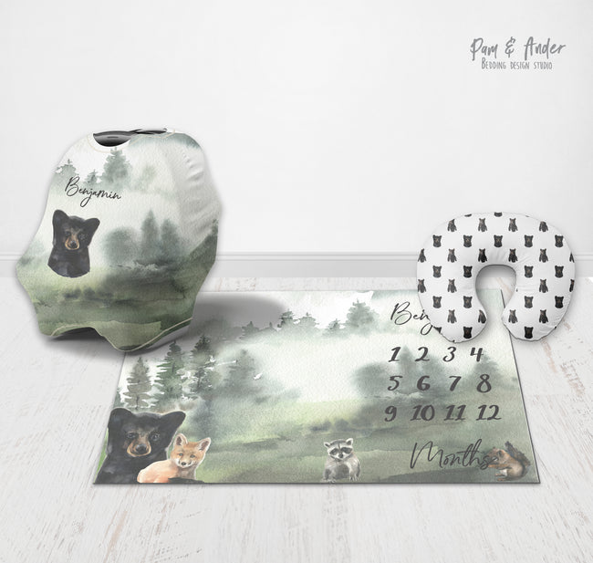 Bear patch accessories set Hover Image