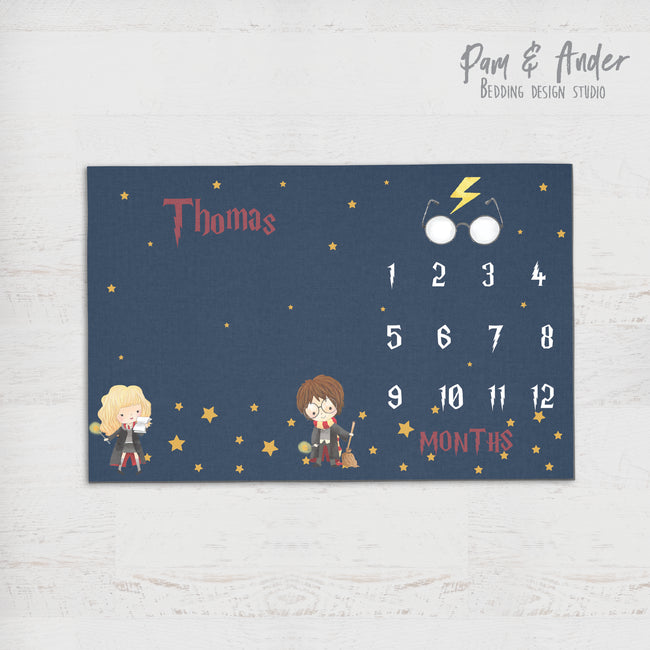 Harry Potter milestone blanket Hover Image