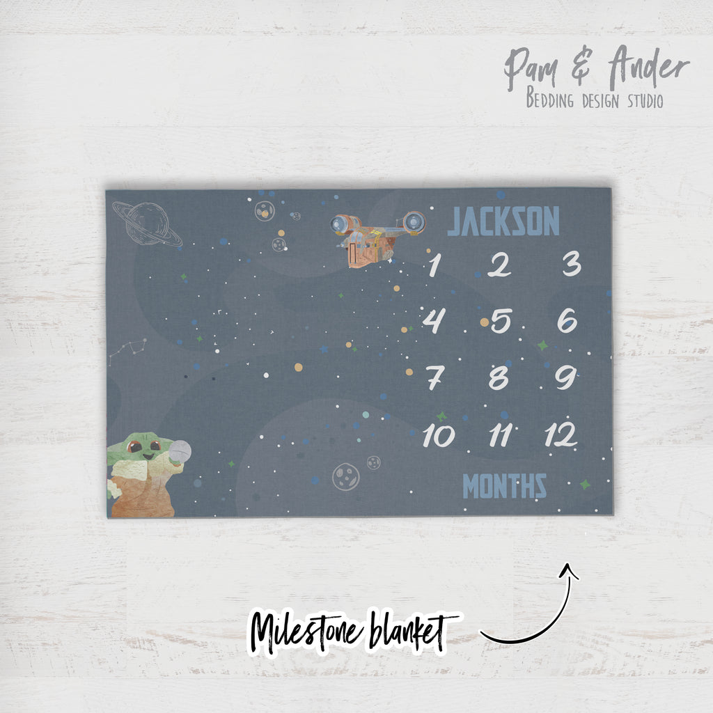 Baby yoda accessories set