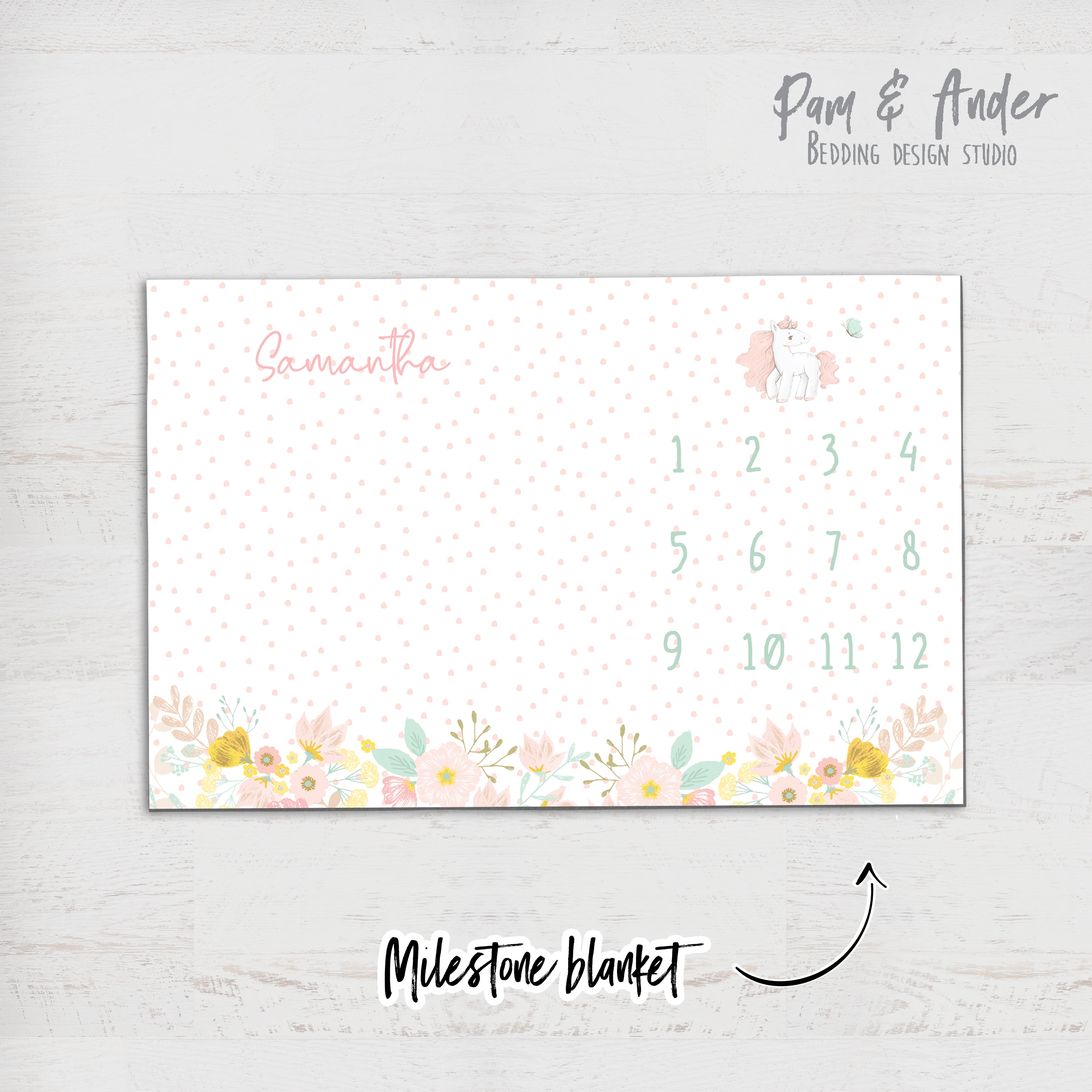 Unicorn accessories set