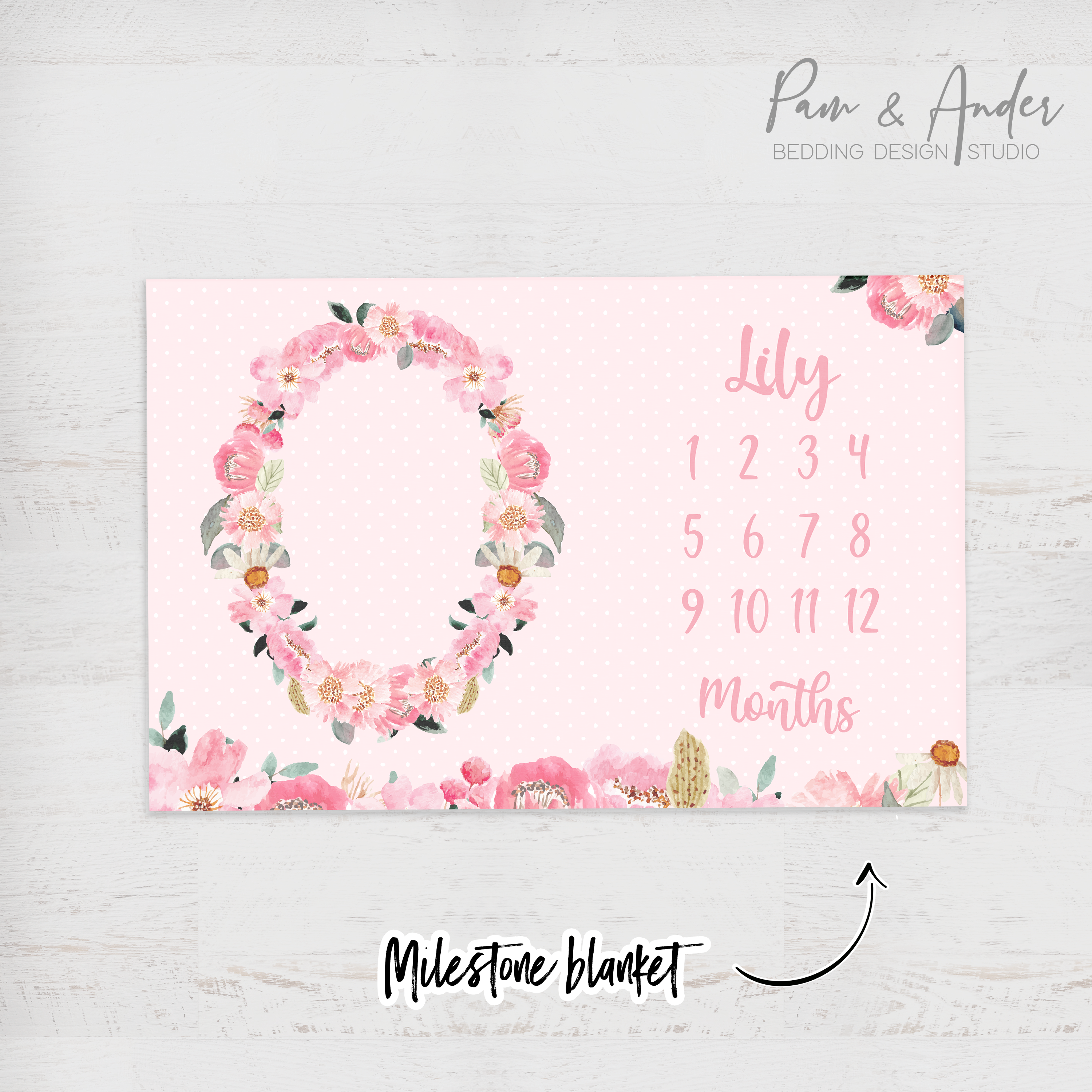 Peony accessories set