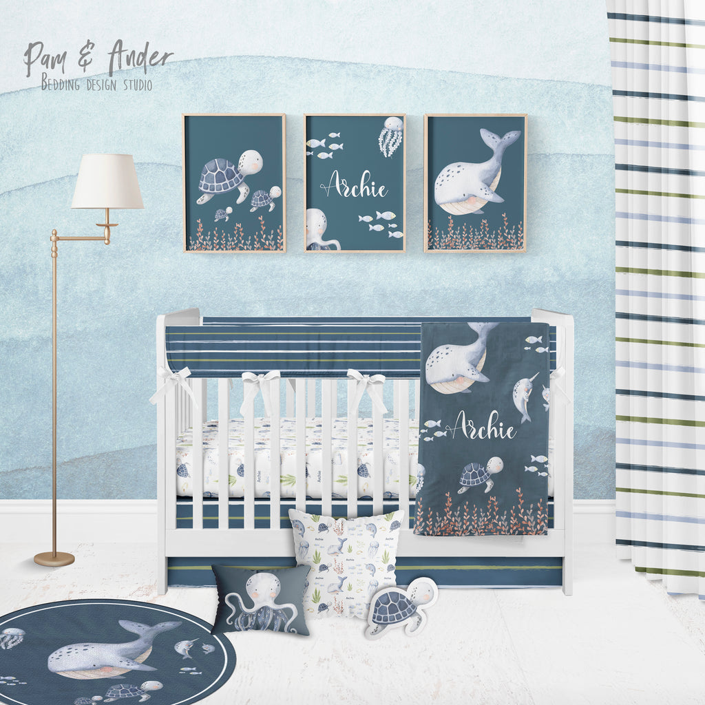 Ocean Crib Bedding Set