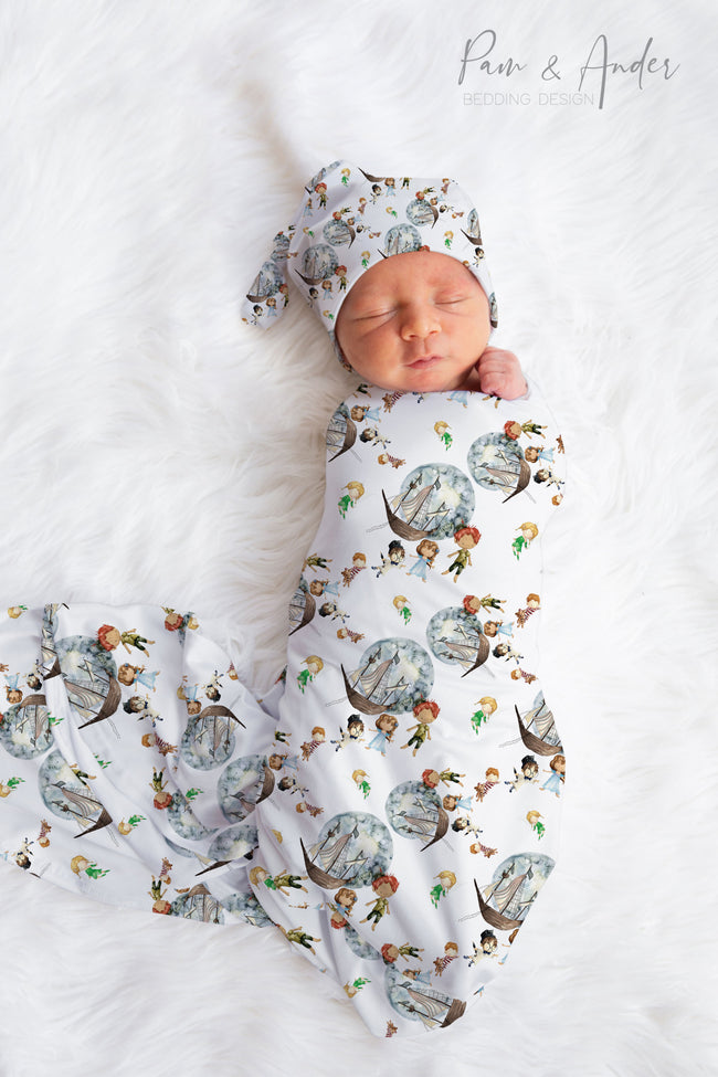 Peter Pan Baby Unisex Swaddle Set Hover Image