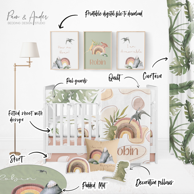 Dinosaur and Rainbows Build your Bundle Main Image