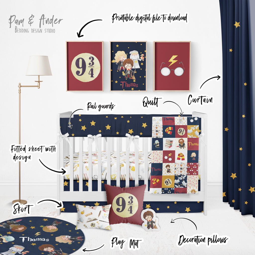 Harry Potter Baby Nursery Bedding Set