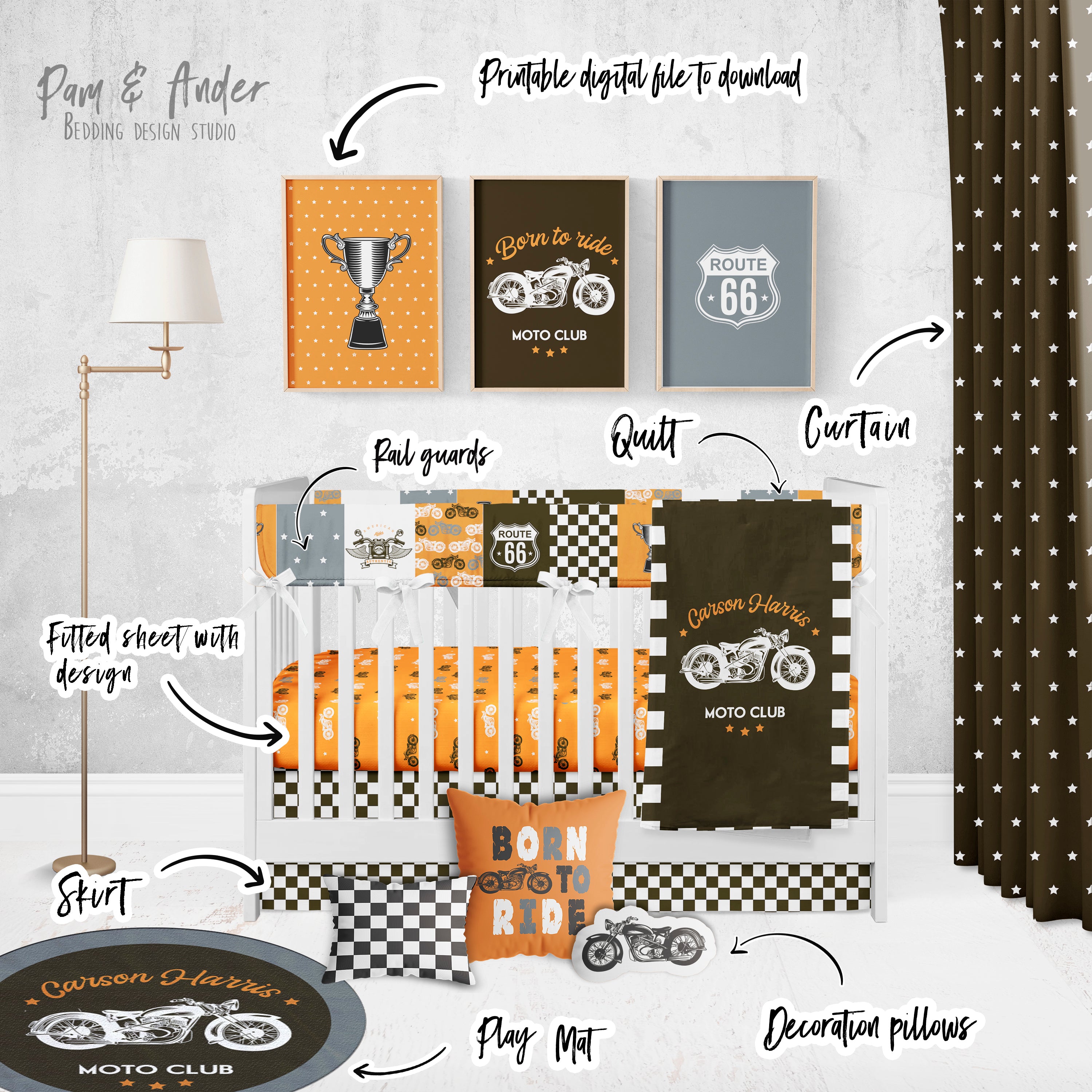 Motorcycle Crib Build your Bundle