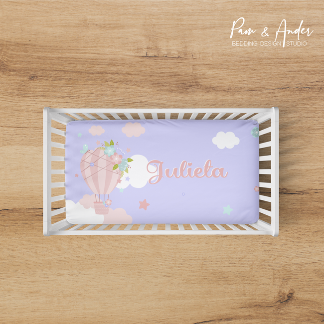 Hot Air Balloon fitted sheet Hover Image