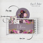 Flower Mauve Crib Bedding Set set