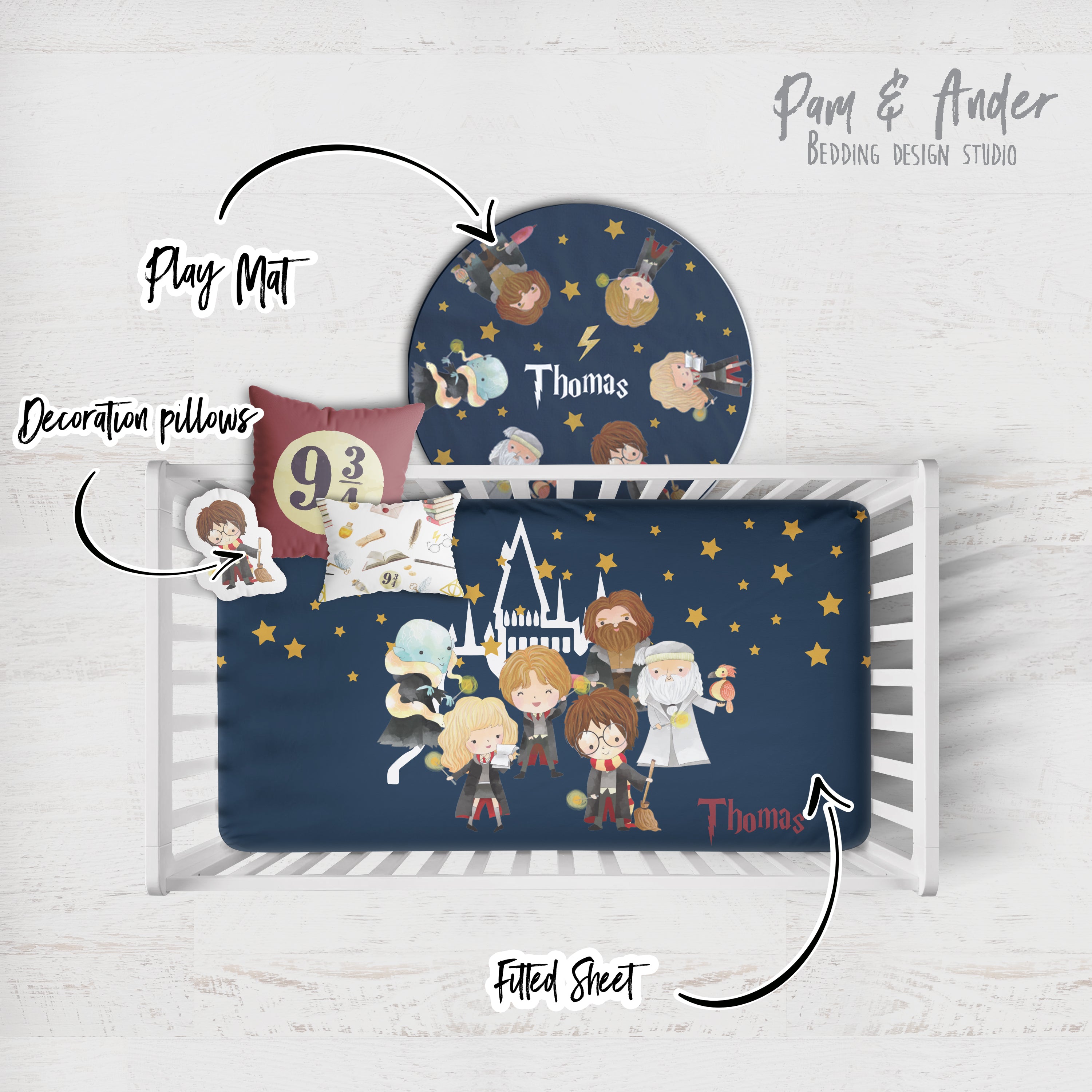 Harry Potter Baby Nursery Bedding Set