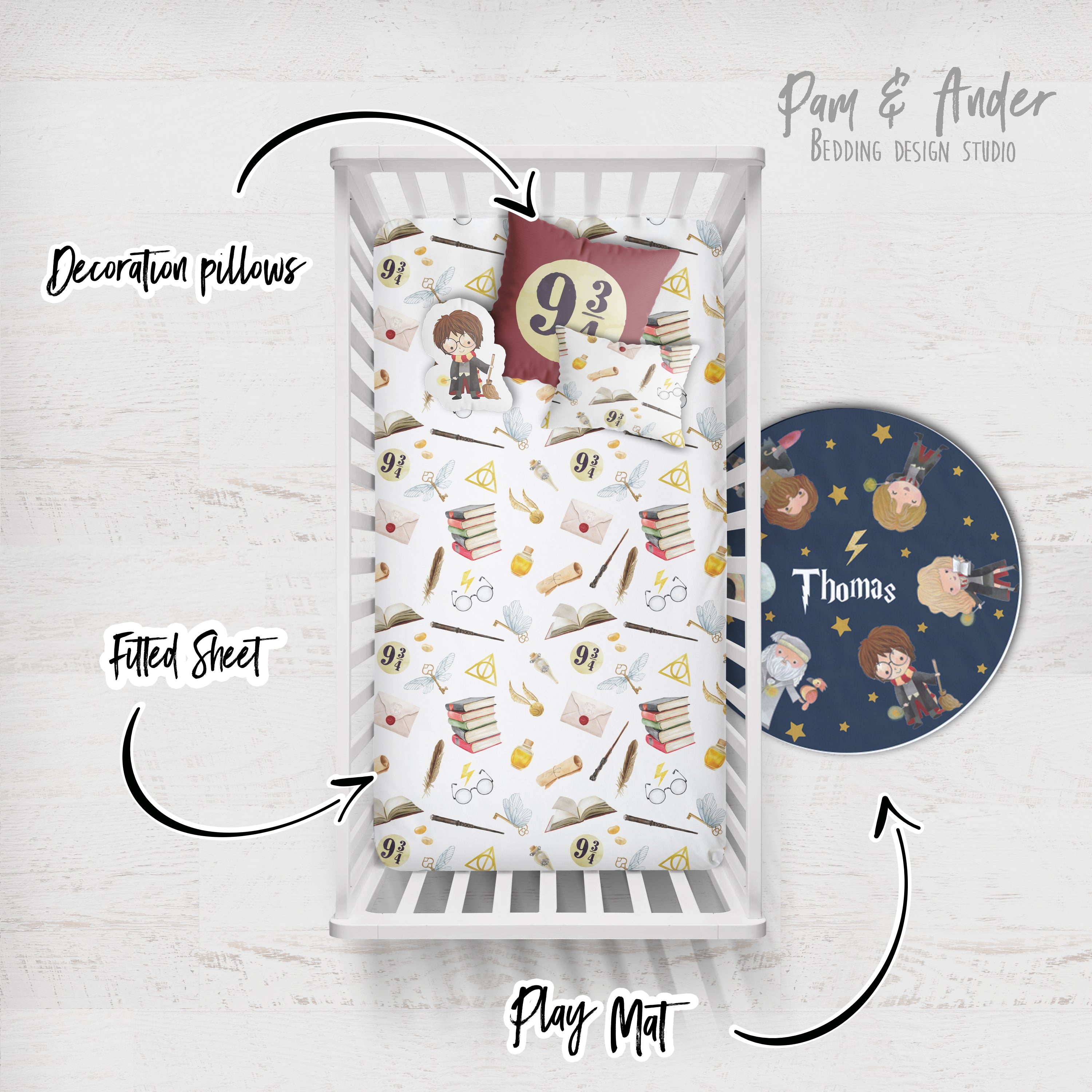 Harry Potter Baby Nursery Bedding Set