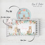 Woodland Girl Crib Bedding Set