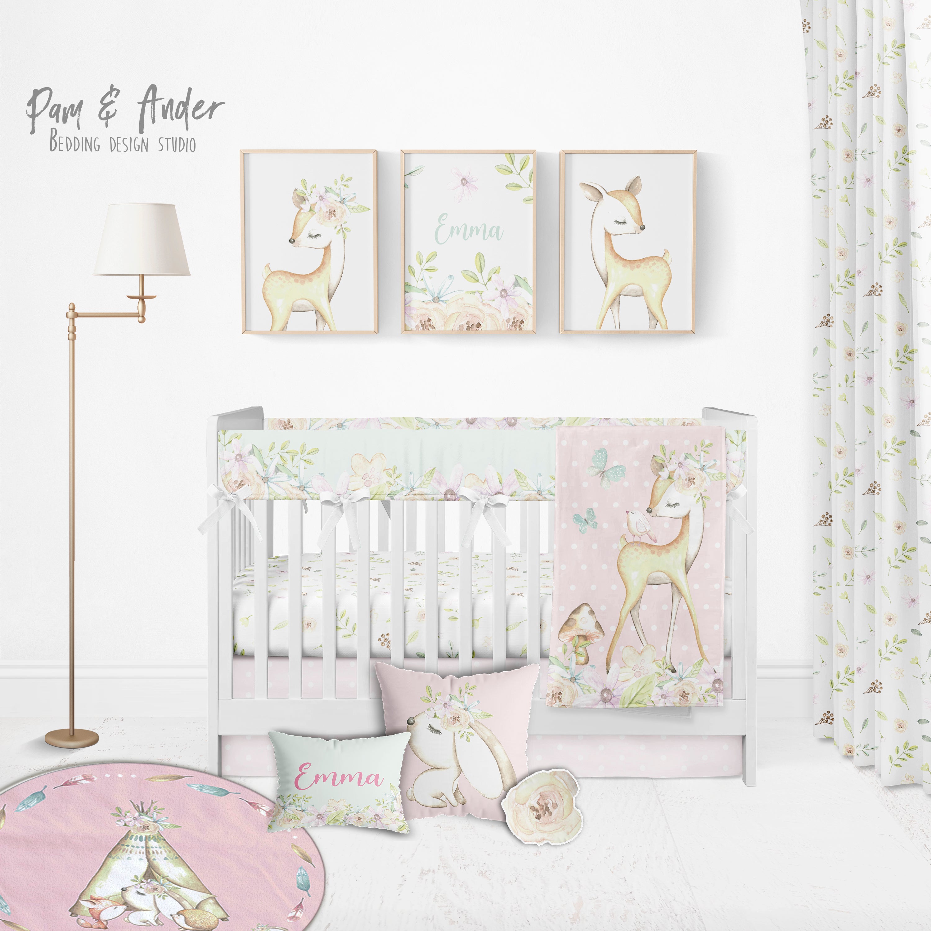 Woodland Animals and Flowers Build your Bundle