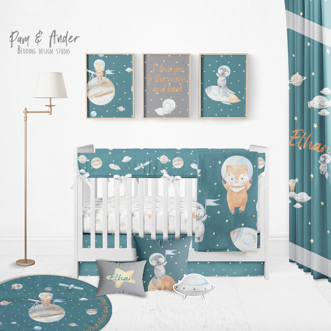 Outer Space Baby Nursery set Hover Image