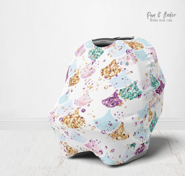 Mermaid glitter multi-use cover Hover Image