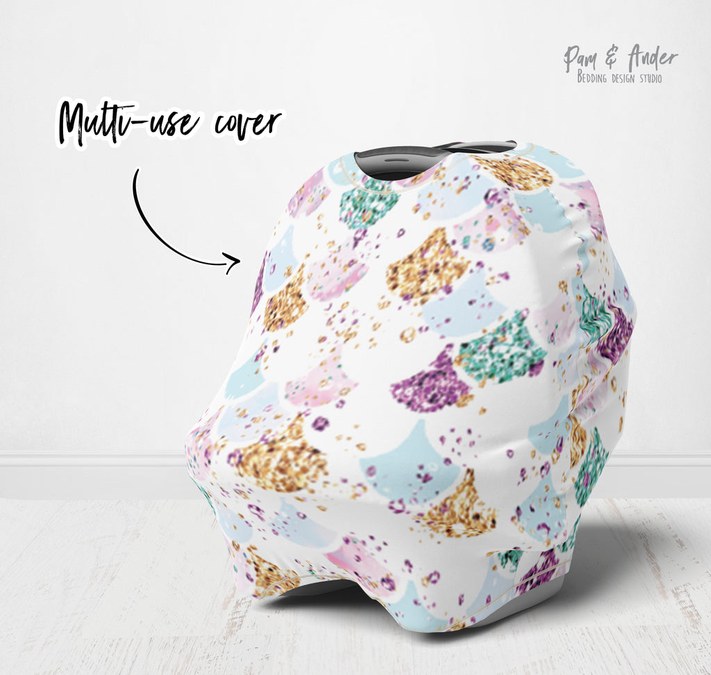 Mermaid glitter accessories set