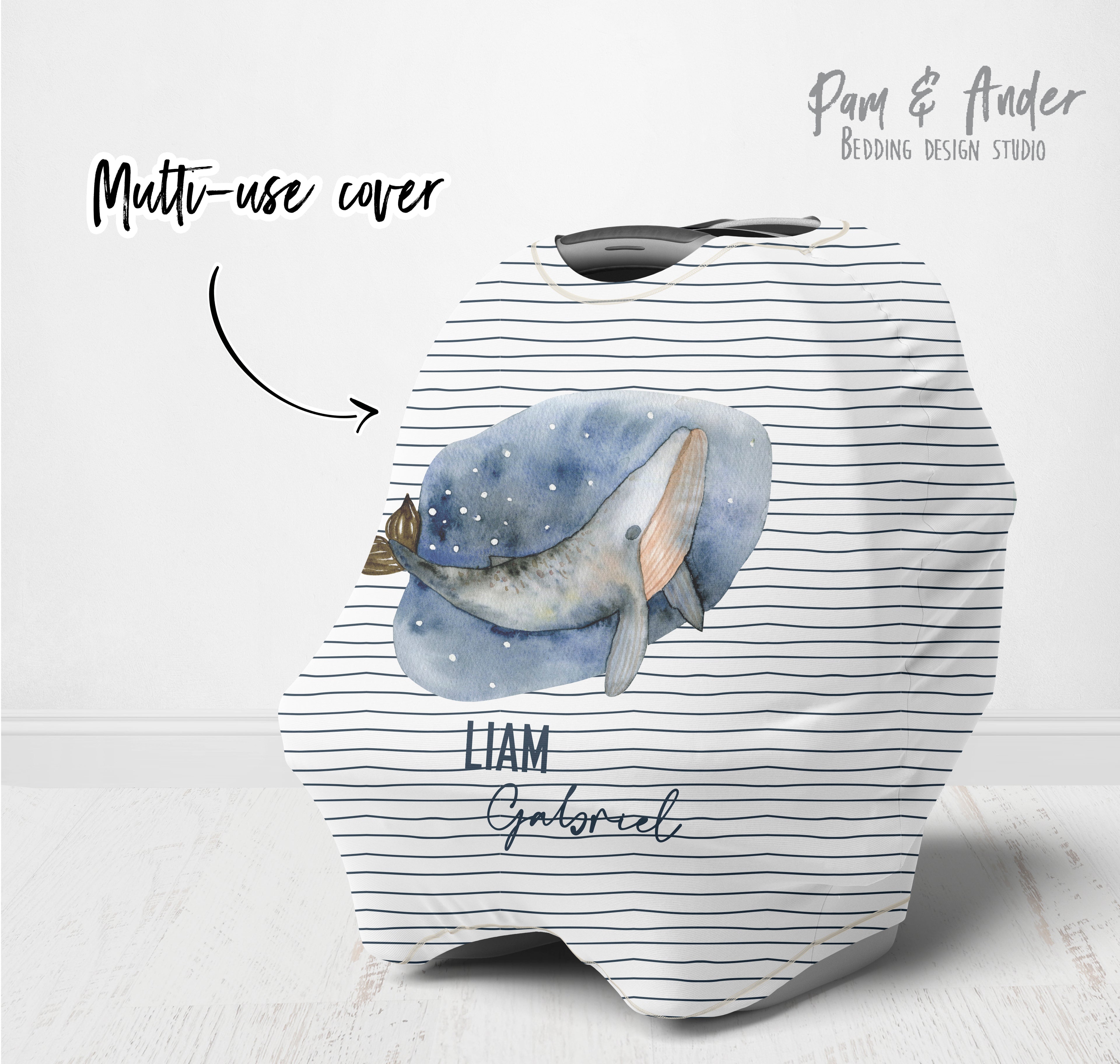 Whale accessories set