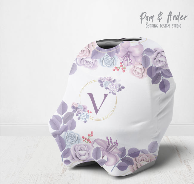 Elephant purple multi-use cover Hover Image