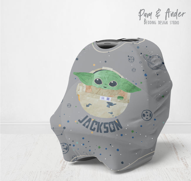 Baby yoda multi-use cover Hover Image