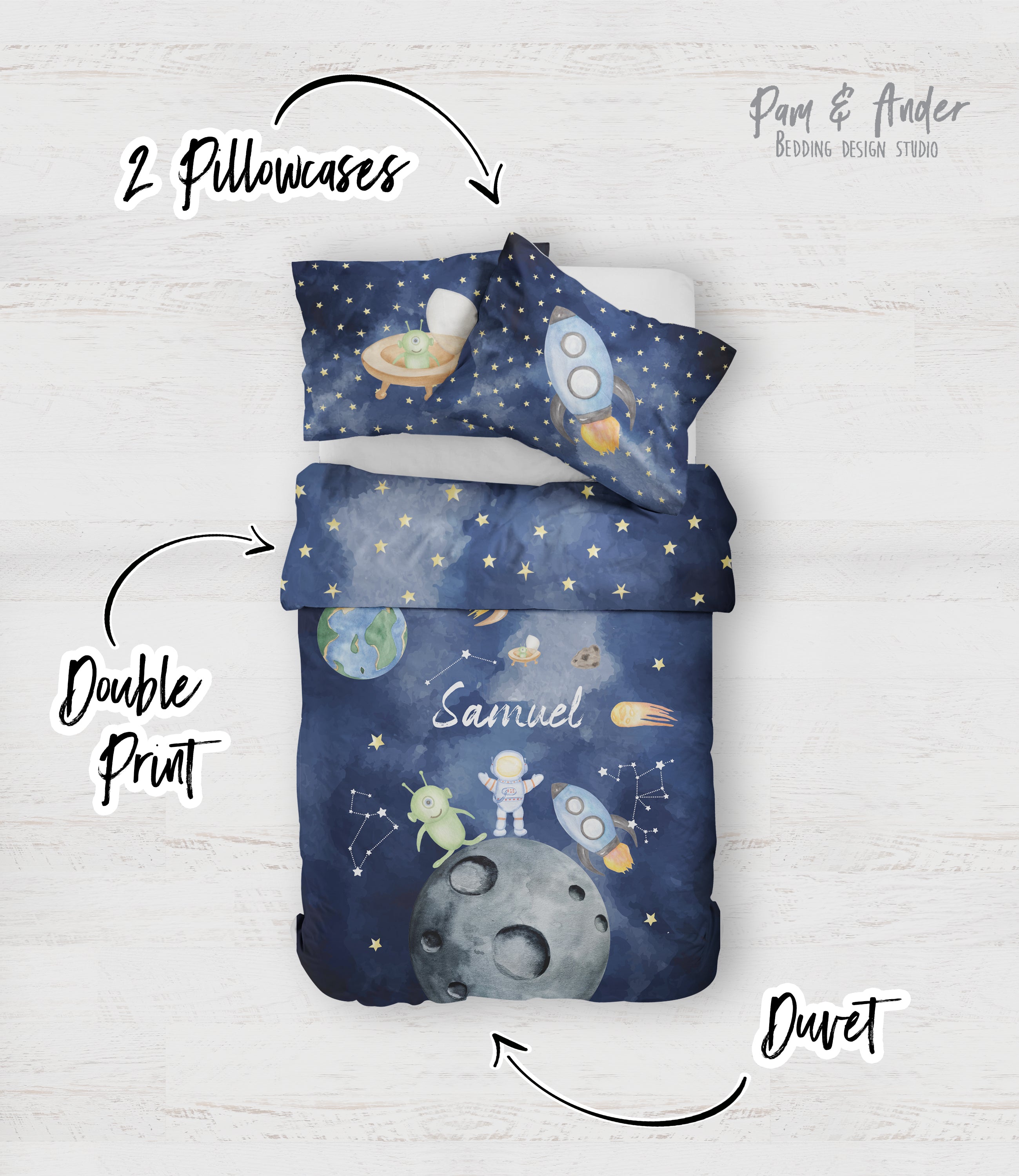 Space bedding set