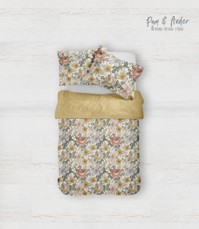 Elephant vintage bedding set Hover Image