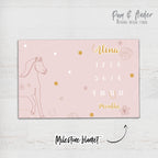 Cowgirl pink accessories set