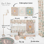 Floral Vintage Crib Bedding Set