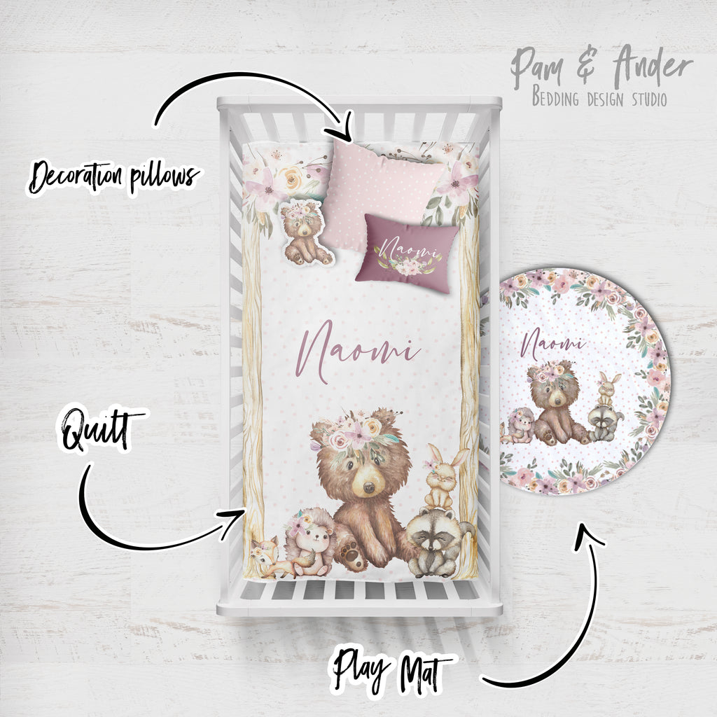 Bear and flowers Build your Bundle