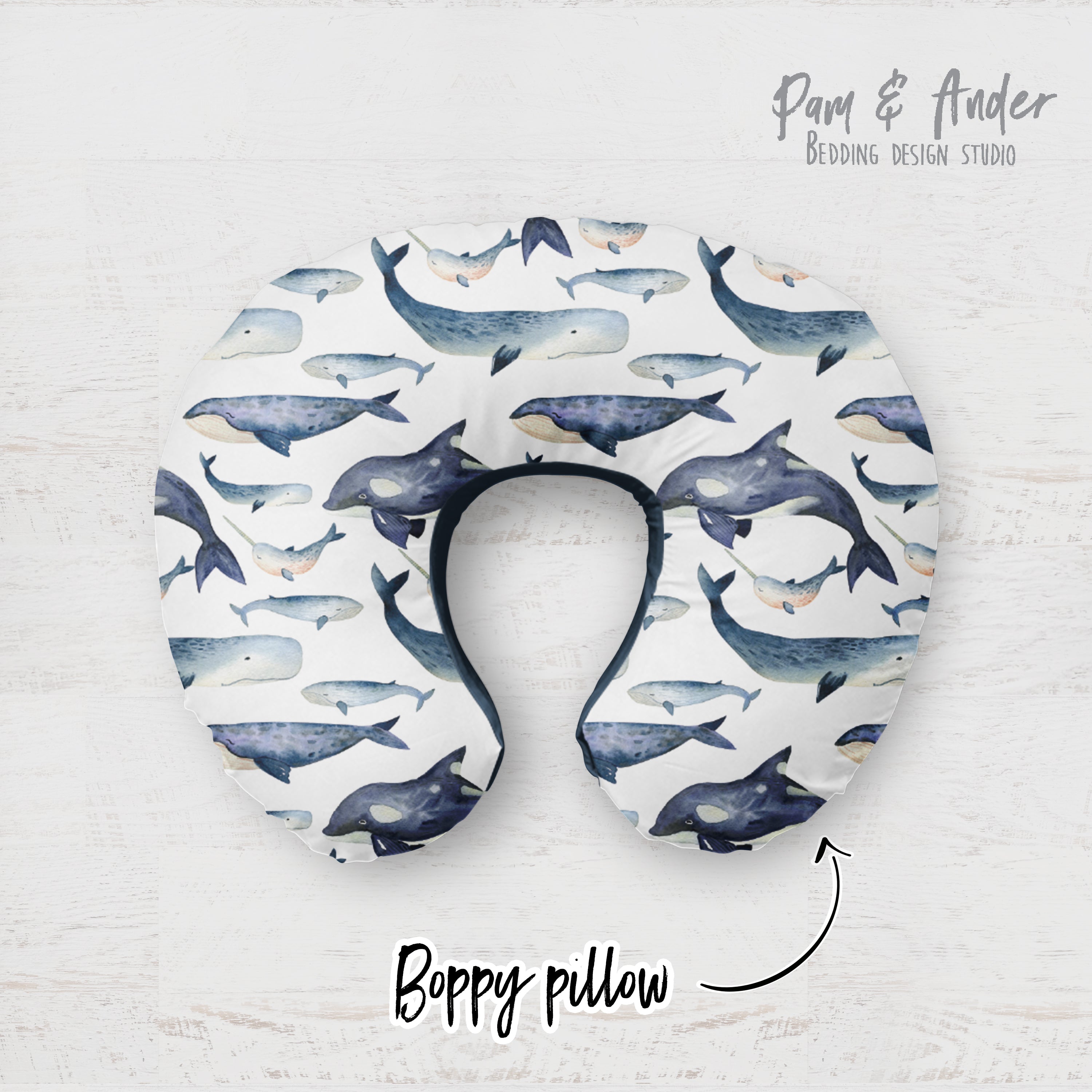 Whale accessories set