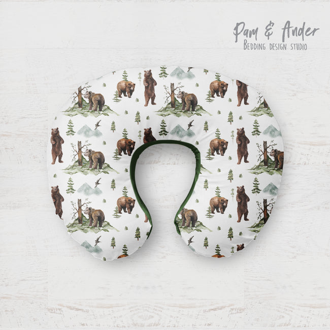 Bear boppy pillow cover Hover Image