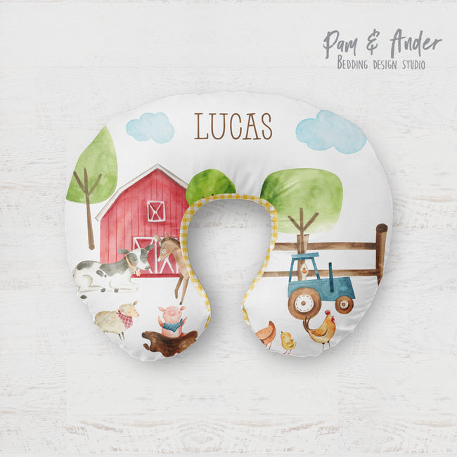 Boppy pillow cover boy Hover Image