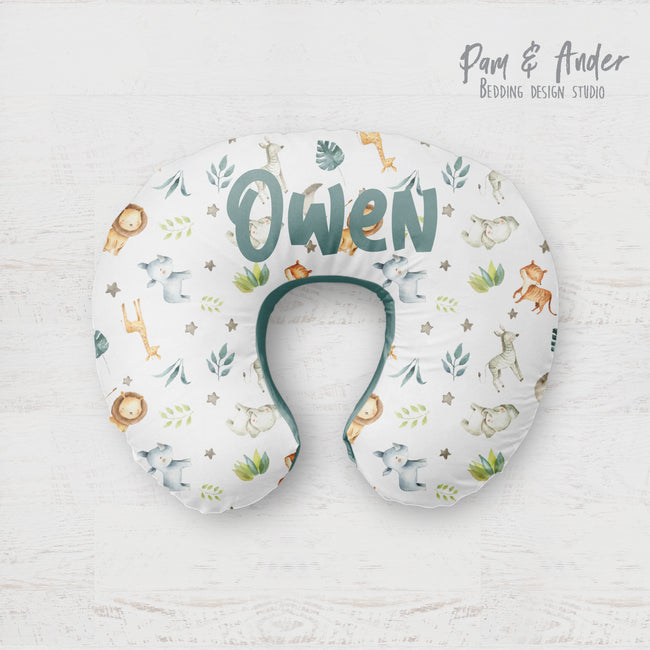 Jungle boppy pillow cover Hover Image