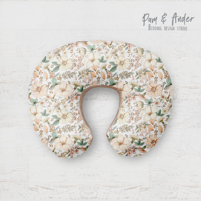 Vintage boppy pillow cover Hover Image