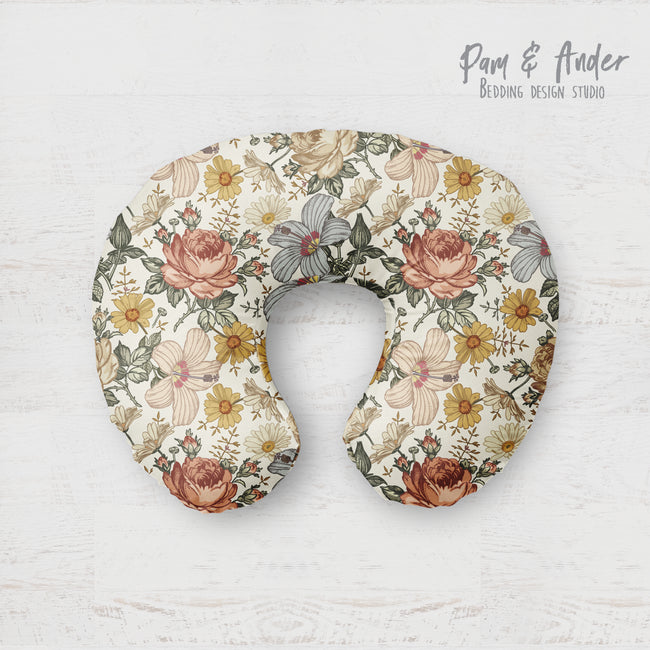 Elephant vintage boppy pillow cover Hover Image