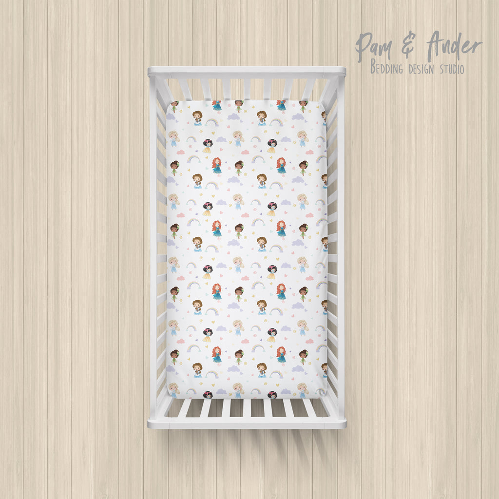 Princesses fitted sheet