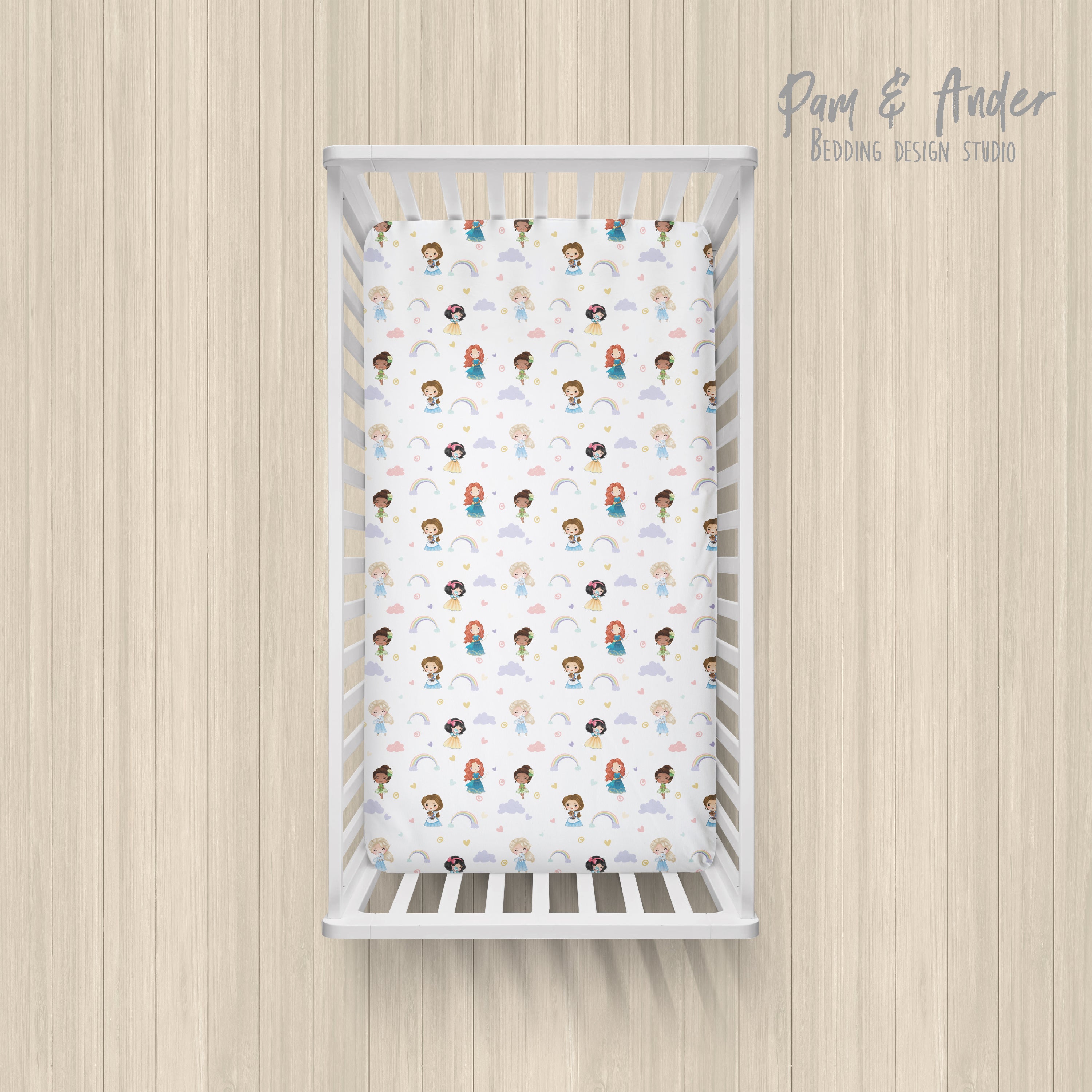 Princesses fitted sheet